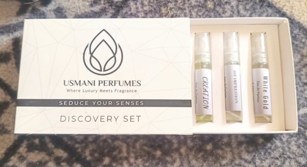 Usmani Perfumes Tester Kit – Luxury Fragrance Set (5 Scents) - Image 3